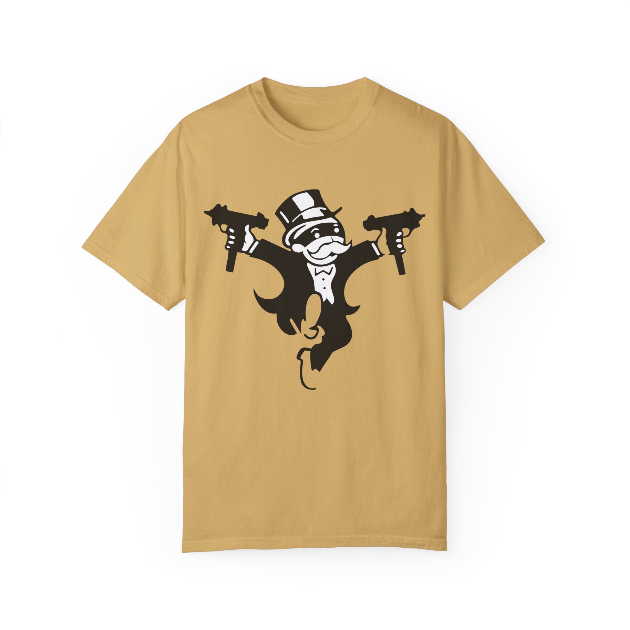 BraggerSwine Unisex Garment-Dyed T-Shirt - Monopoly Gangster