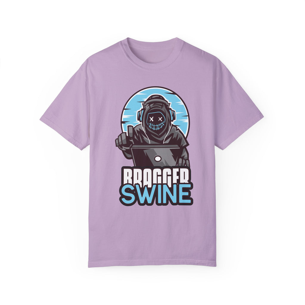 BraggerSwine Unisex Garment-Dyed T-Shirt - Hacker