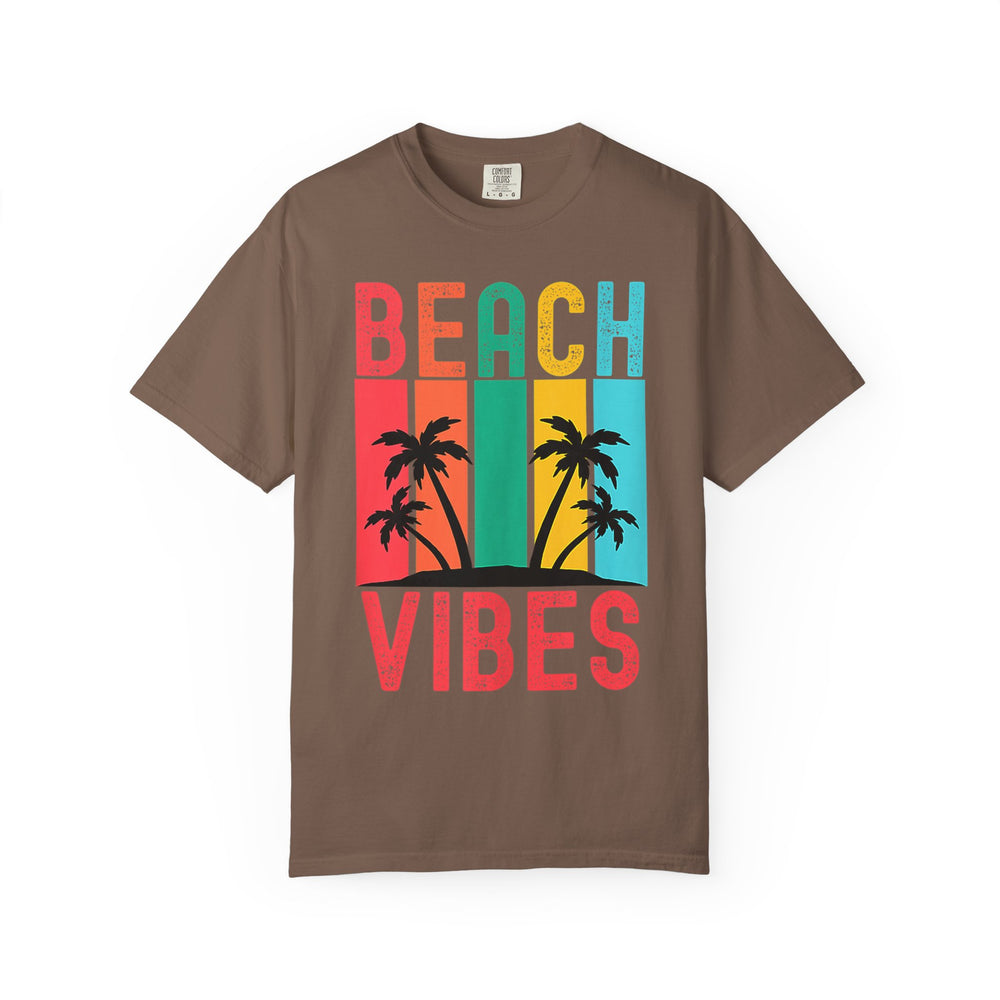 Beach Vibes T-Shirt — Retro Palm Tree Graphic Tee