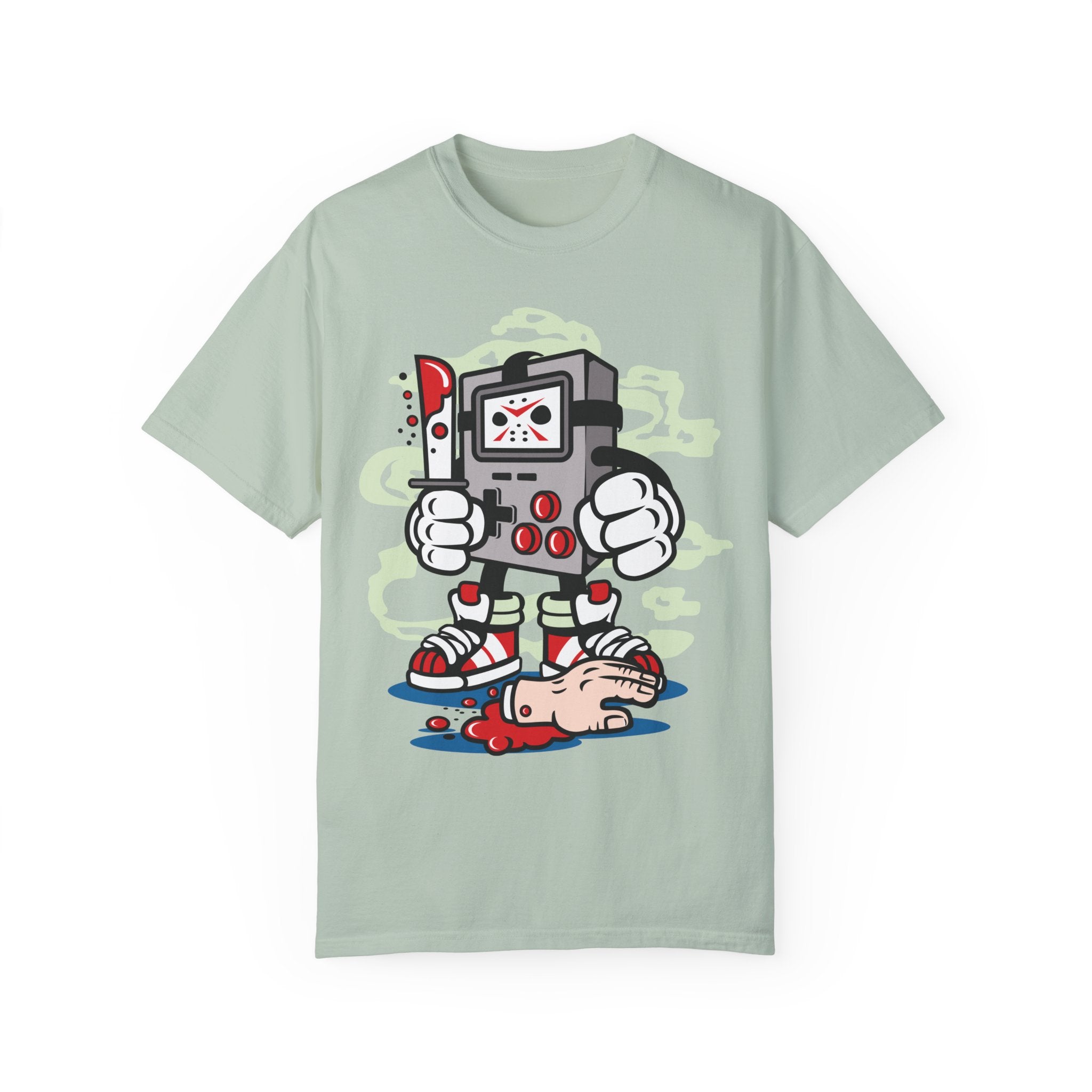 BraggerSwine Unisex Garment-Dyed T-Shirt - Gamer Serial Killer