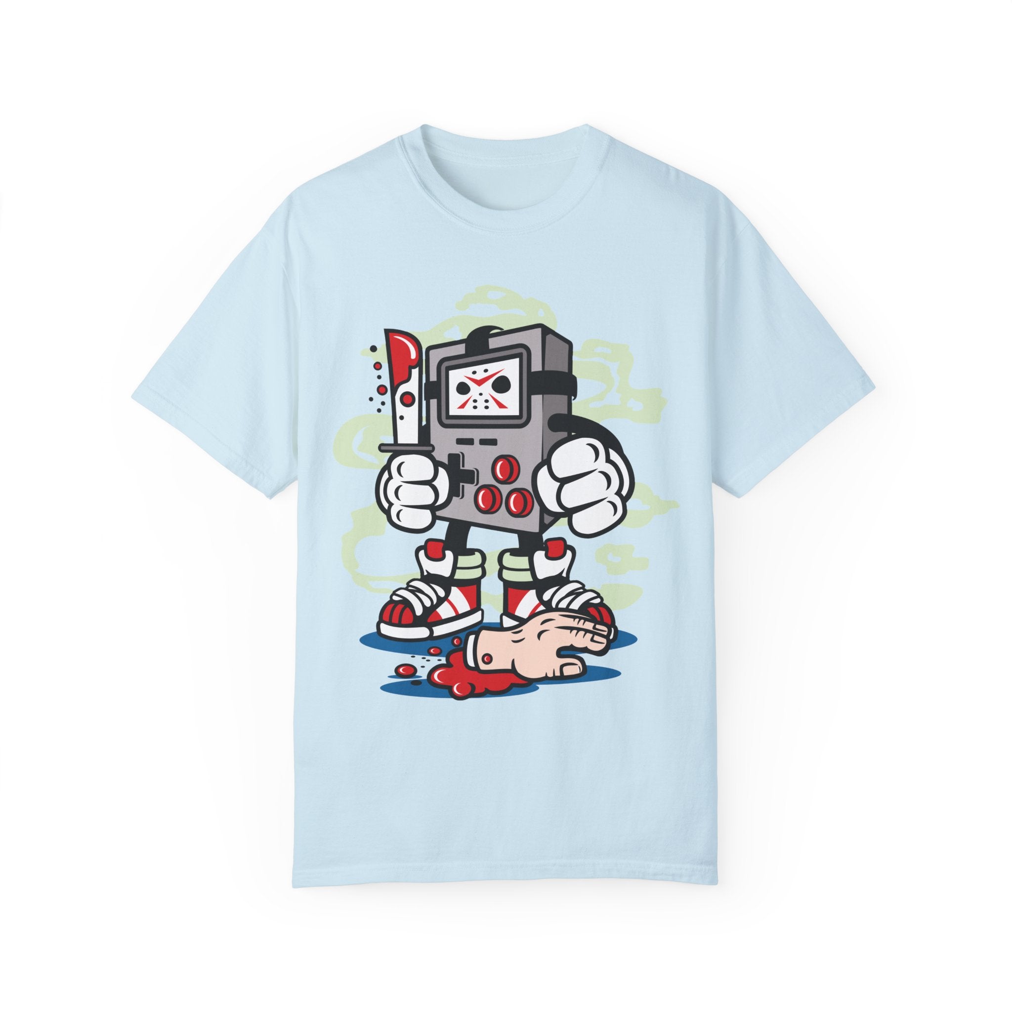 BraggerSwine Unisex Garment-Dyed T-Shirt - Gamer Serial Killer