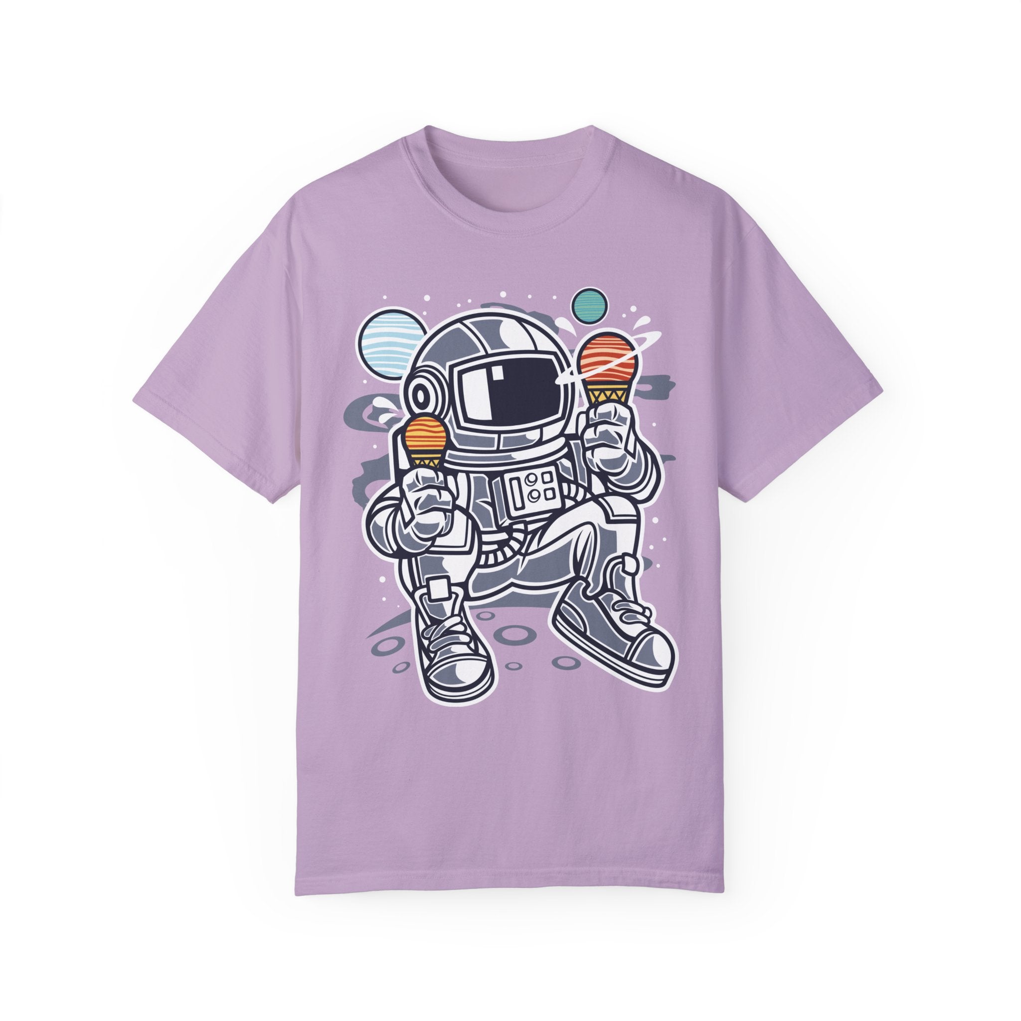 BraggerSwine Unisex Garment-Dyed T-Shirt -Astronaut Ice Cream