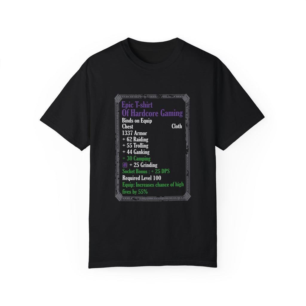 BraggerSwine Unisex Garment-Dyed T-Shirt - Epic T-Shirt