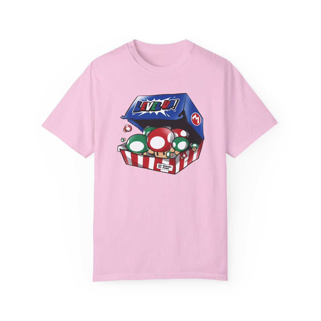 BraggerSwine Unisex Garment-Dyed T-Shirt - Level Up Snack Pack