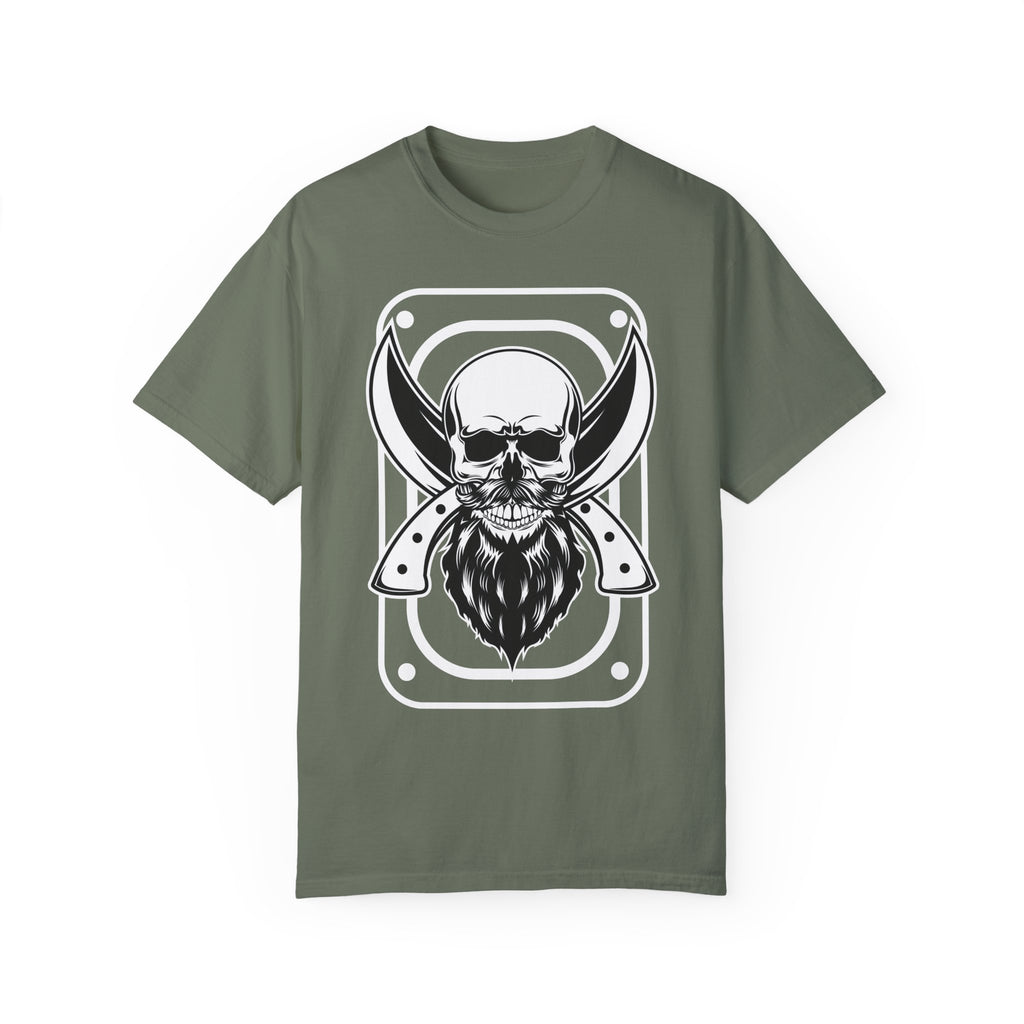 BraggerSwine Unisex Garment-Dyed T-Shirt - Skull