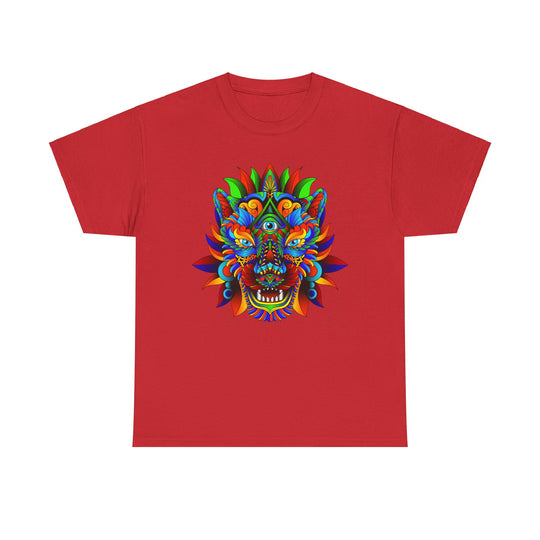 Mexican Mask Unisex Heavy Cotton Tee