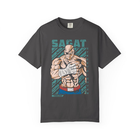 Boxer Graphic T-Shirt — 'SAFAT' Muscular Fighter Illustration