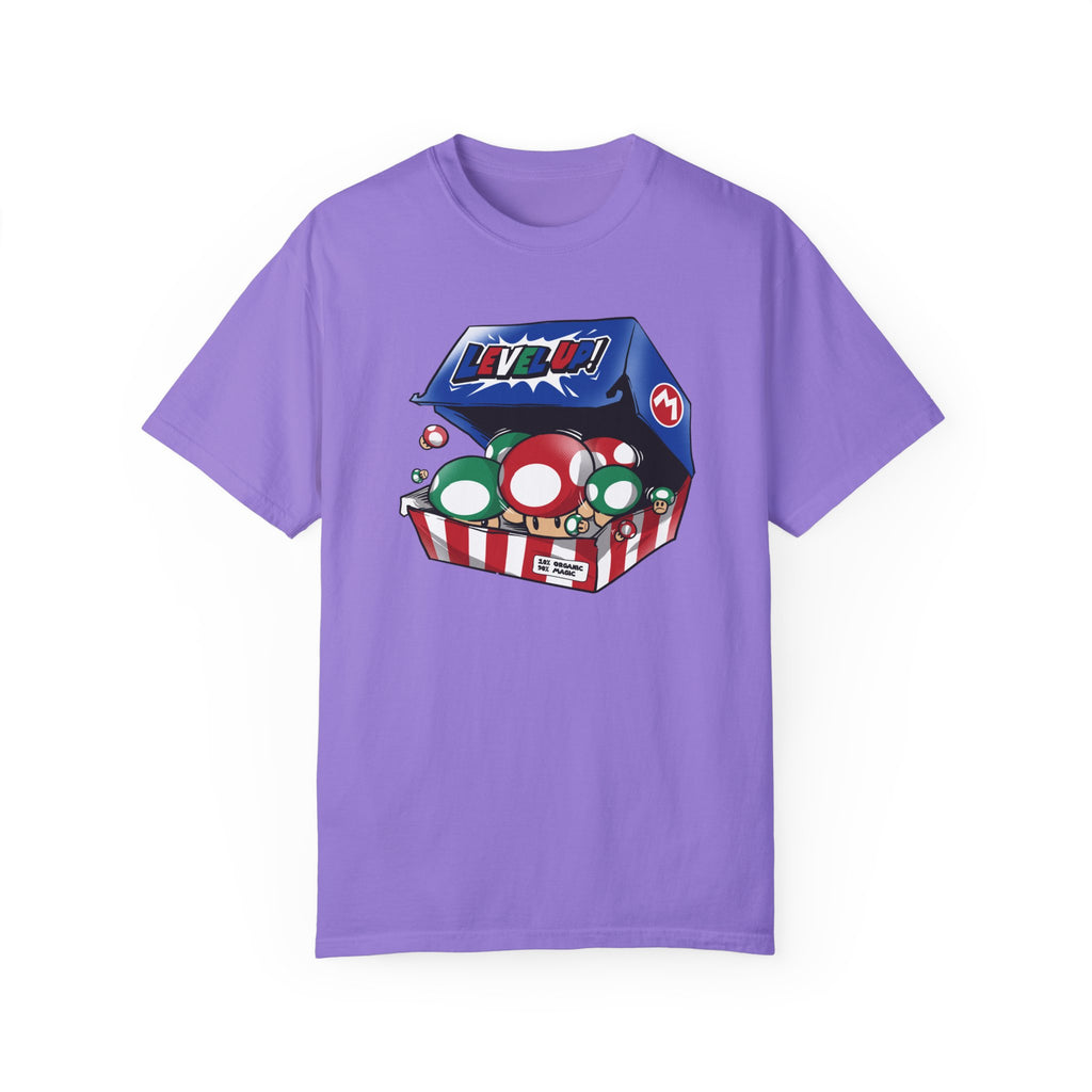BraggerSwine Unisex Garment-Dyed T-Shirt - Level Up Snack Pack