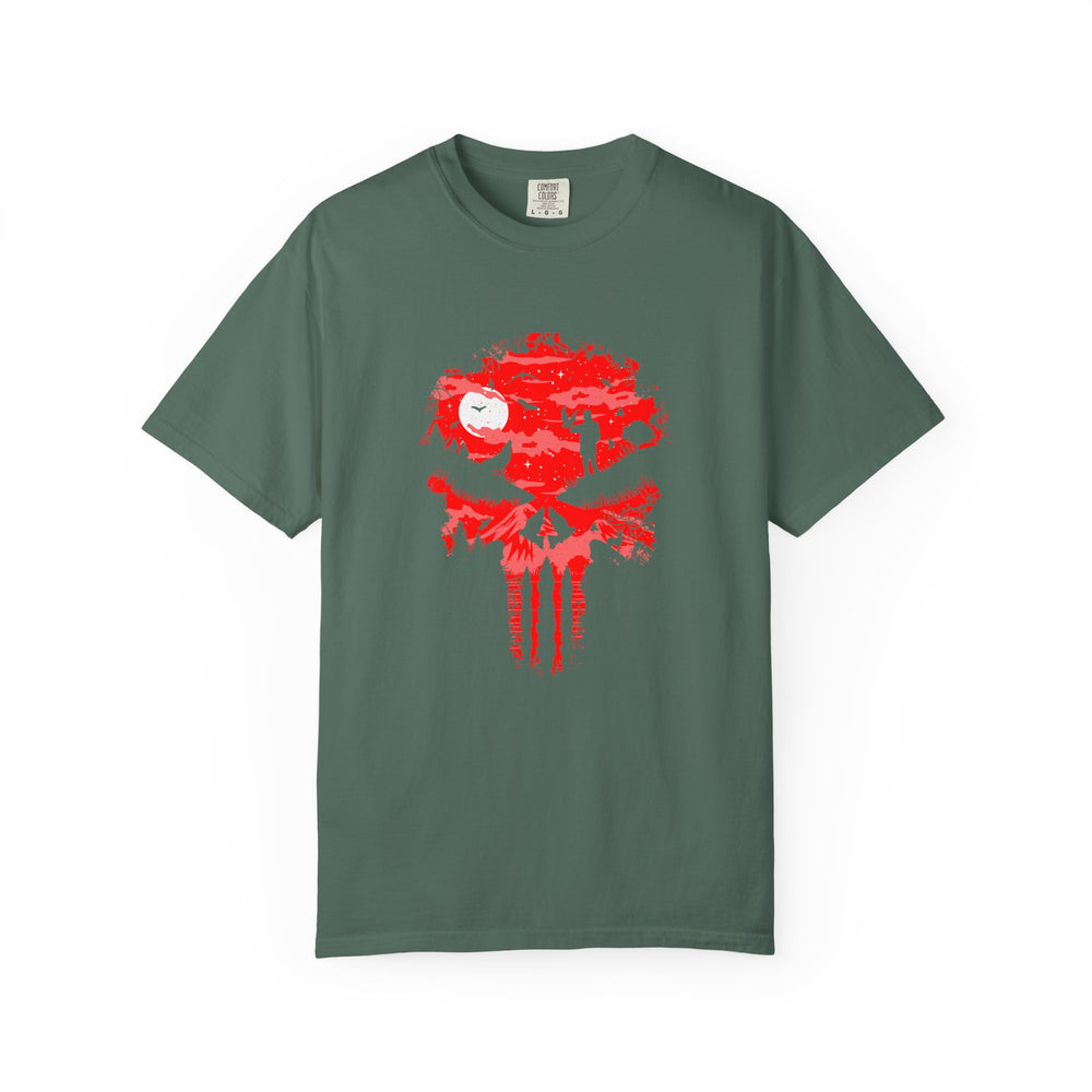 Skull Tree Graphic T-Shirt — Red Moon Forest Tee