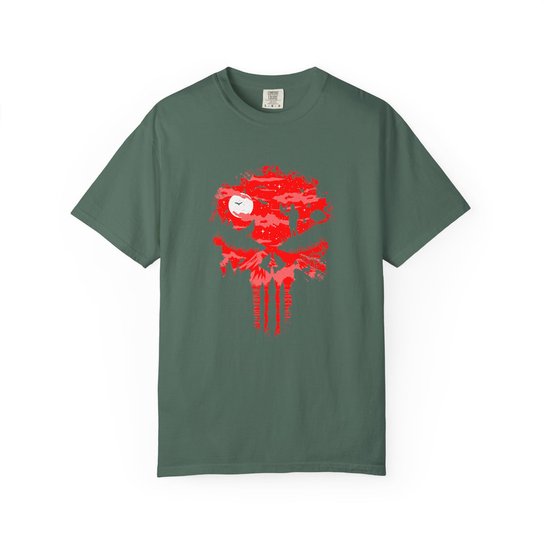 Skull Tree Graphic T-Shirt — Red Moon Forest Tee