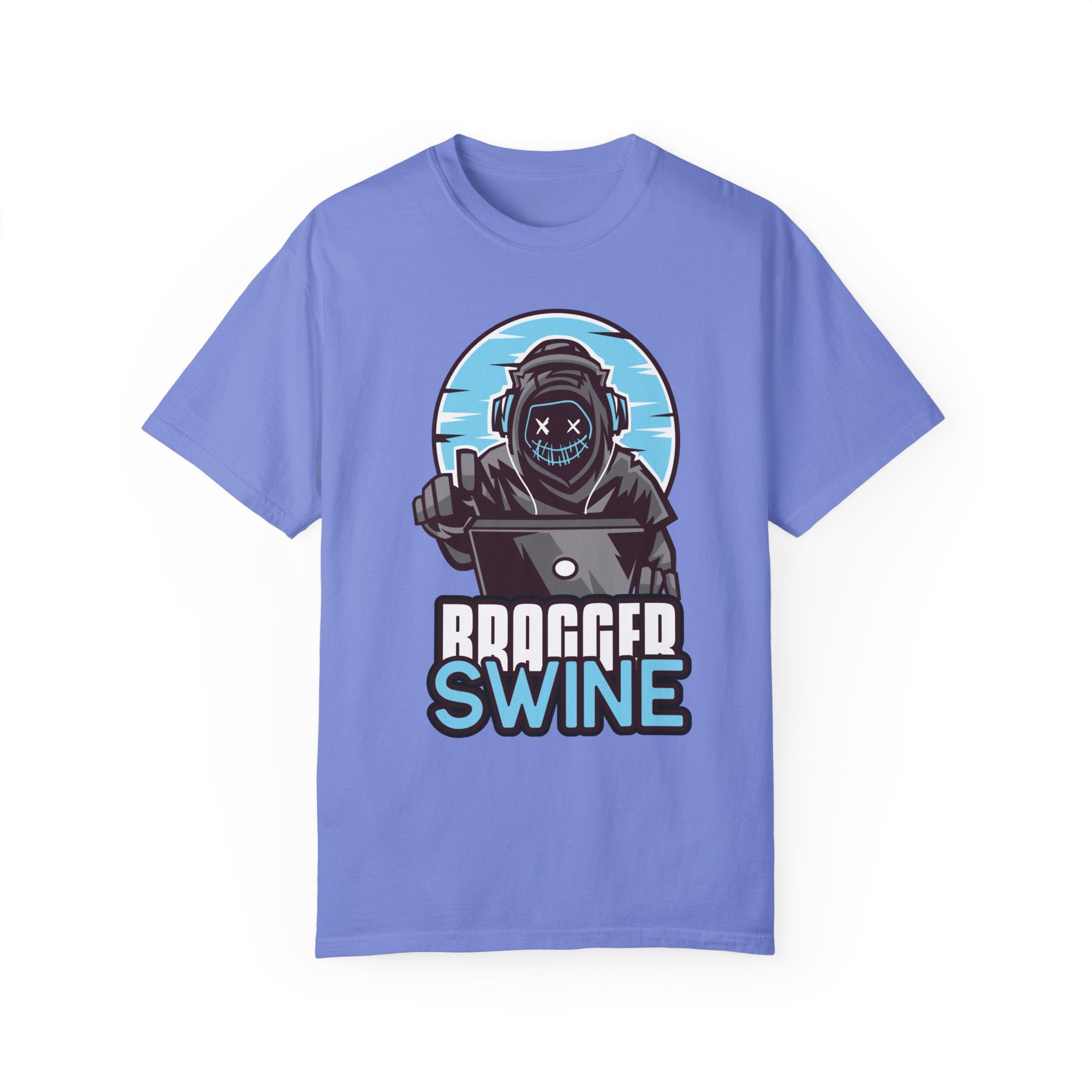 BraggerSwine Unisex Garment-Dyed T-Shirt - Hacker