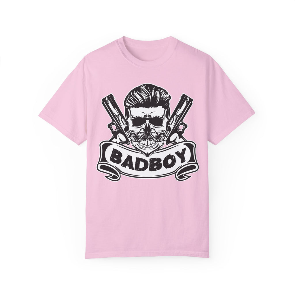 BraggerSwine Unisex Garment-Dyed T-Shirt - Bad Boy Skull