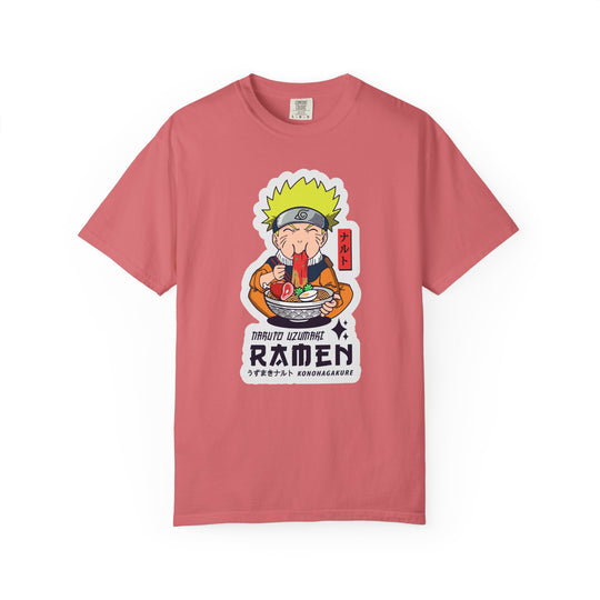 Ramen Lover Graphic T-Shirt — Cute Anime Chef Eating Ramen