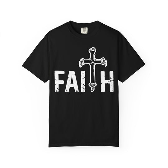 Faith Cross T-Shirt — Vintage Religious Christian Tee