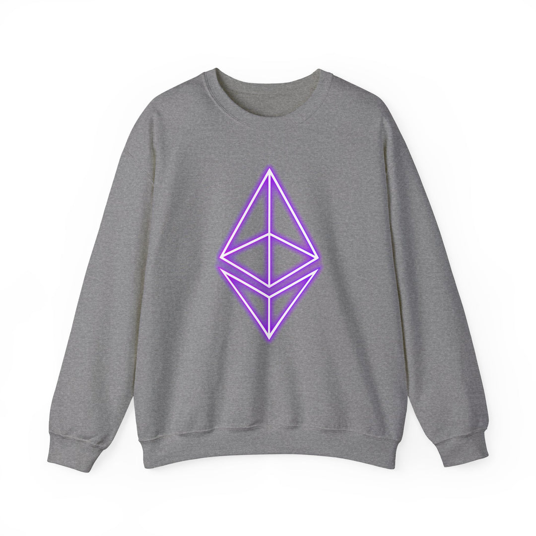 Neon Ethereum Unisex Heavy Blend™ Crewneck Sweatshirt