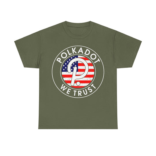 Polkadot We Trust Unisex Heavy Cotton Tee