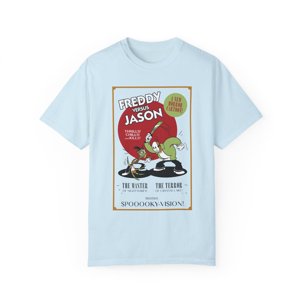 BraggerSwine Unisex Garment-Dyed T-Shirt - Freddy VS Jason