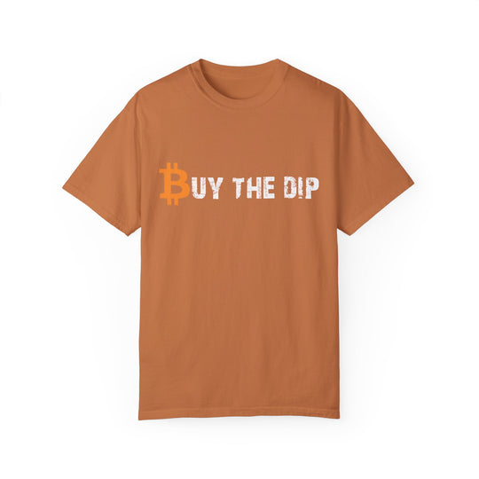 BraggerSwine Unisex Garment-Dyed T-Shirt - Bitcoin Buy The Dip