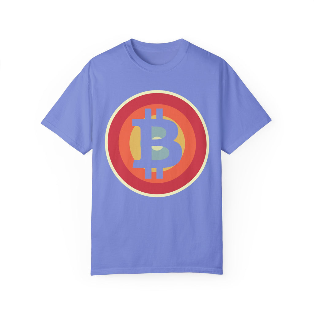 BraggerSwine Unisex Garment-Dyed T-Shirt - Bitcoin Retro