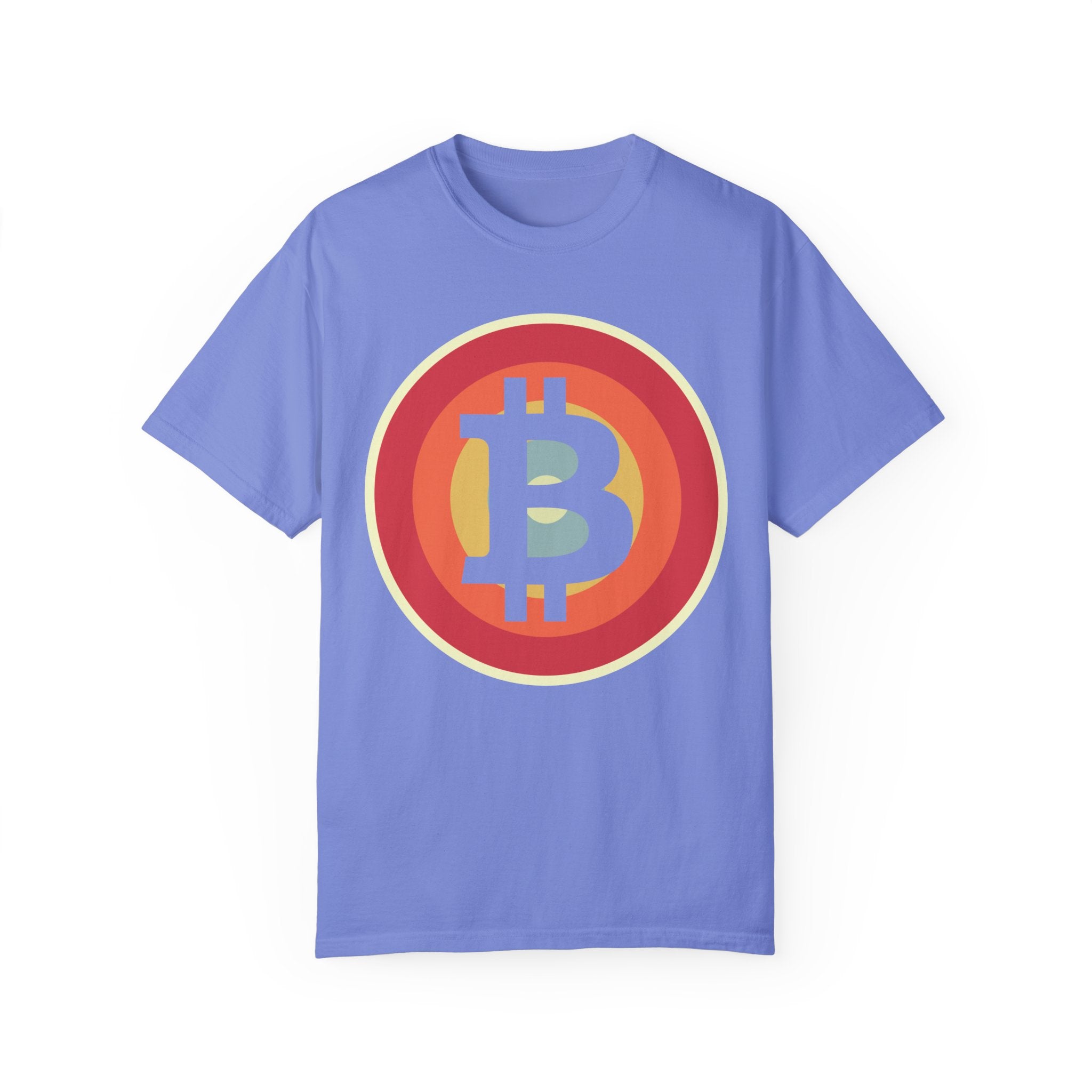 BraggerSwine Unisex Garment-Dyed T-Shirt - Bitcoin Retro
