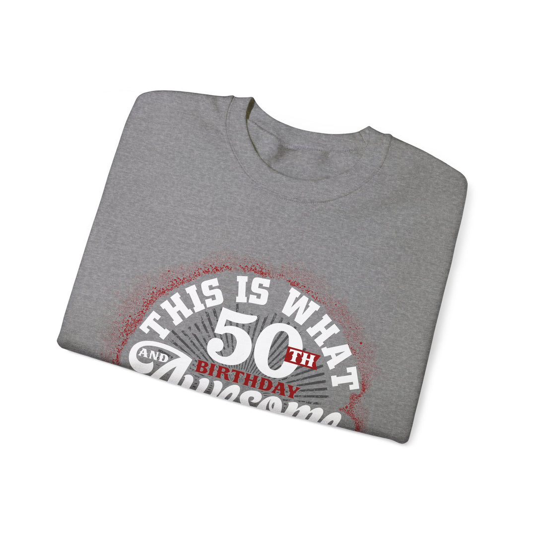 This Is What 50 Looks Like Unisex Heavy Blend™ Crewneck Sweatshirt