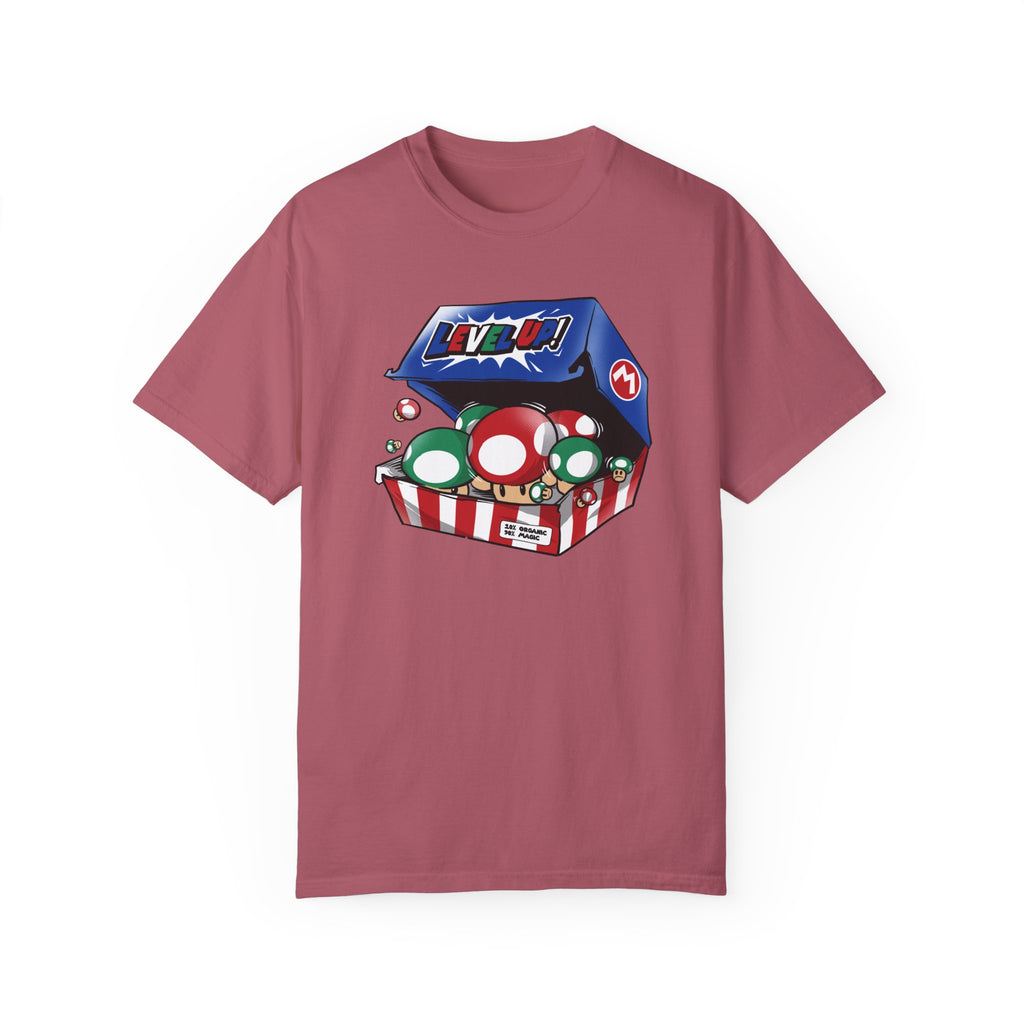 BraggerSwine Unisex Garment-Dyed T-Shirt - Level Up Snack Pack