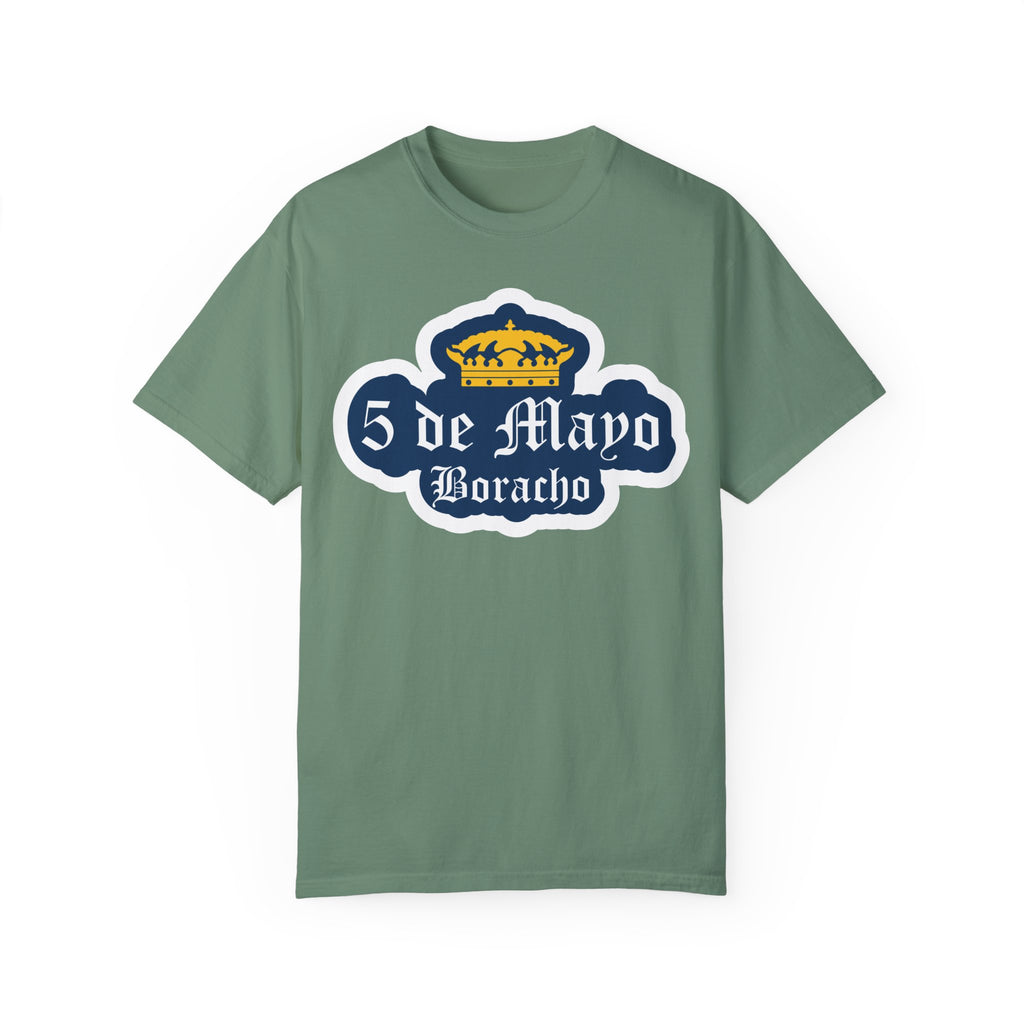 BraggerSwine Unisex Garment-Dyed T-Shirt - 5 De Boracho - Tee