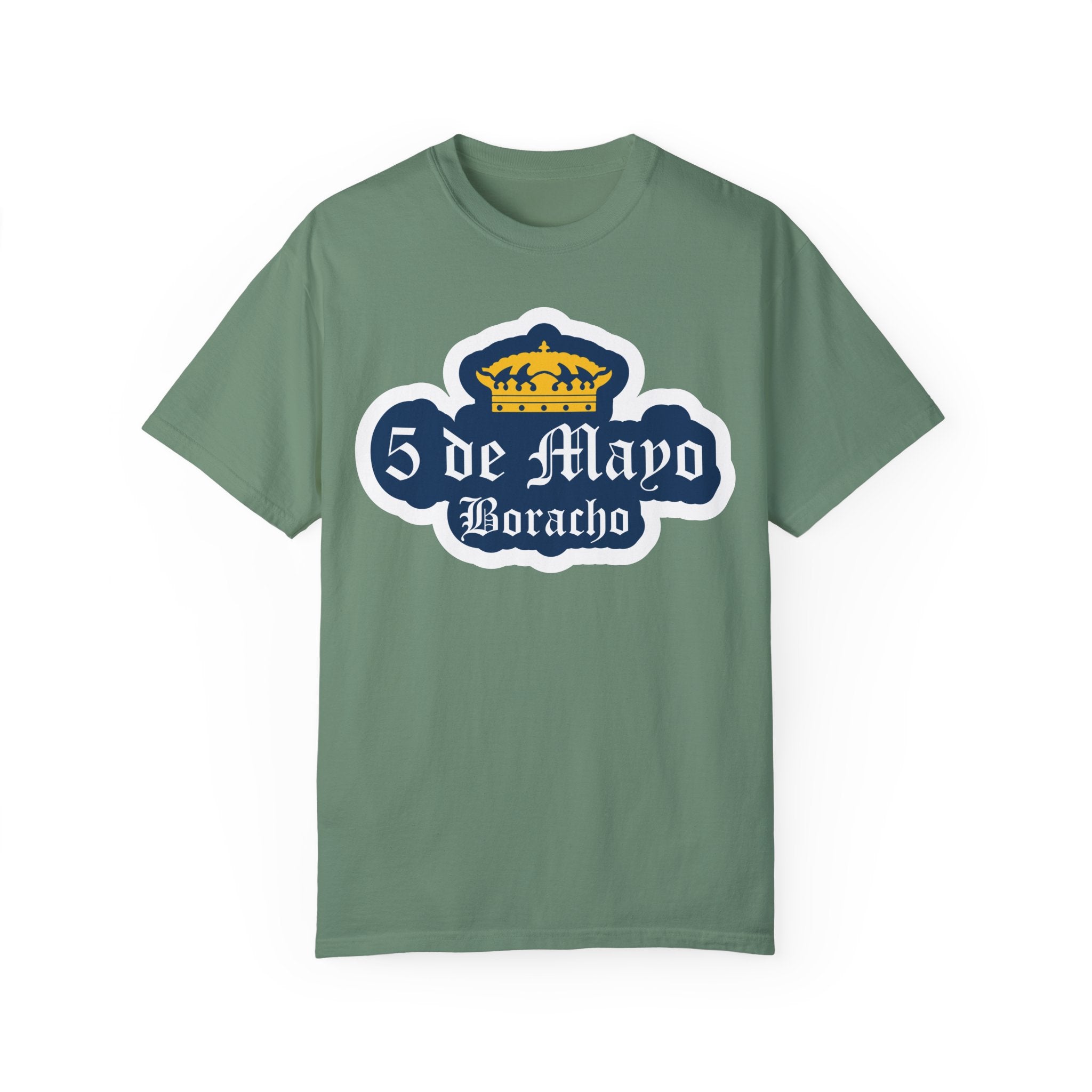 BraggerSwine Unisex Garment-Dyed T-Shirt - 5 De Boracho - Tee