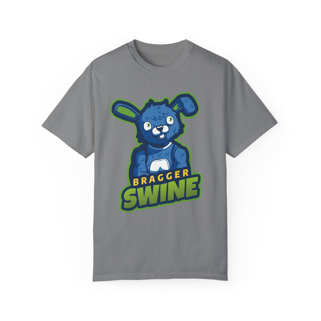 BraggerSwine Unisex Garment-Dyed T-Shirt - Bunny