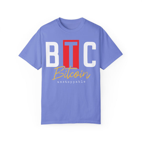 BraggerSwine Unisex Garment-Dyed T-Shirt - BTC Bitcoin Unstoppable