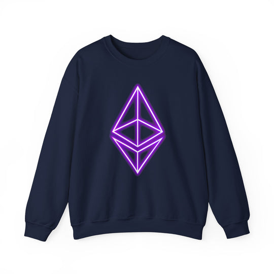 Neon Ethereum Unisex Heavy Blend™ Crewneck Sweatshirt