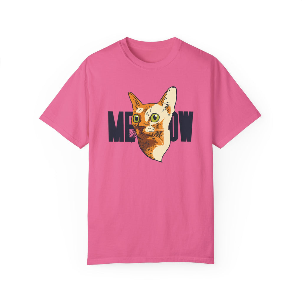 BraggerSwine Unisex Garment-Dyed T-Shirt - Meow