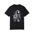 BraggerSwine Unisex Garment-Dyed T-Shirt - Astronaut Soccer
