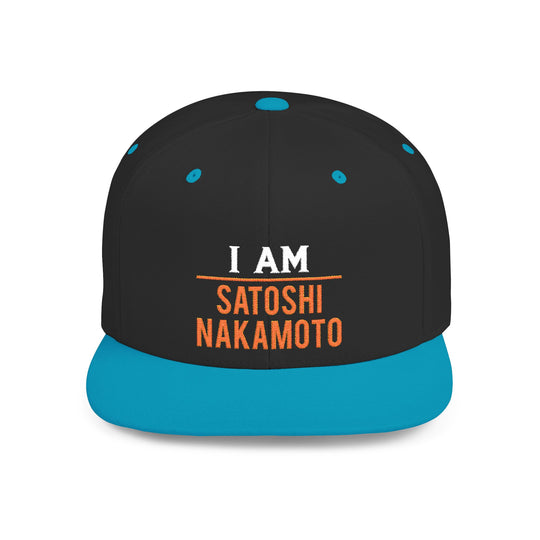 Snapback Hat - I Am Satoshi Design