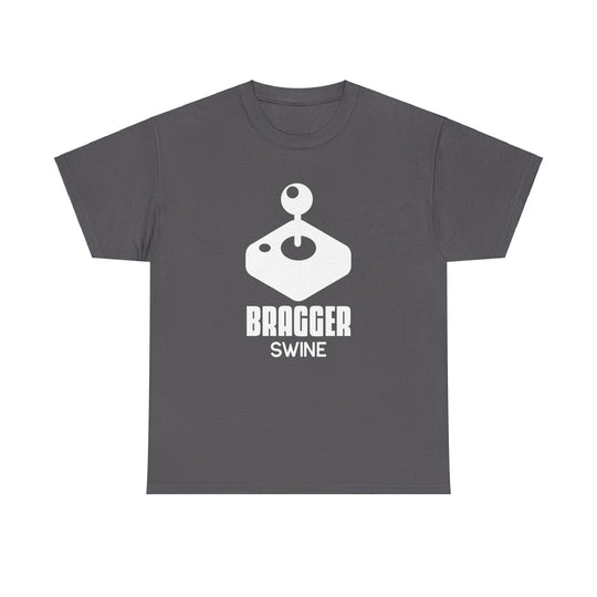 BraggerSwine Joystick Unisex Heavy Cotton Tee