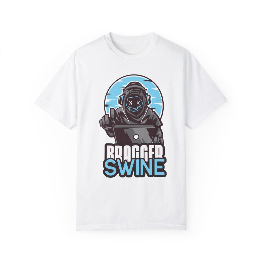 BraggerSwine Unisex Garment-Dyed T-Shirt - Hacker
