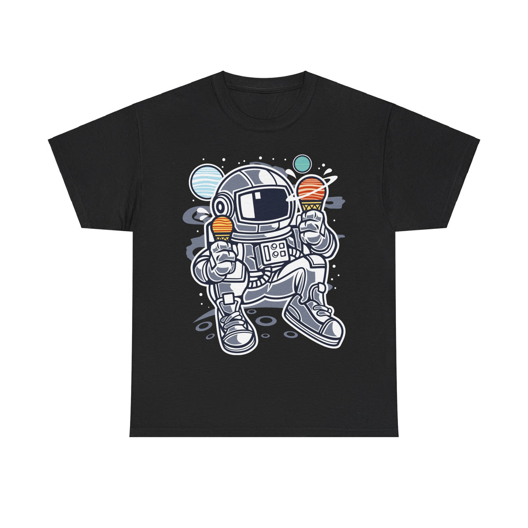 Astronaut Ice Cream Unisex Heavy Cotton Tee