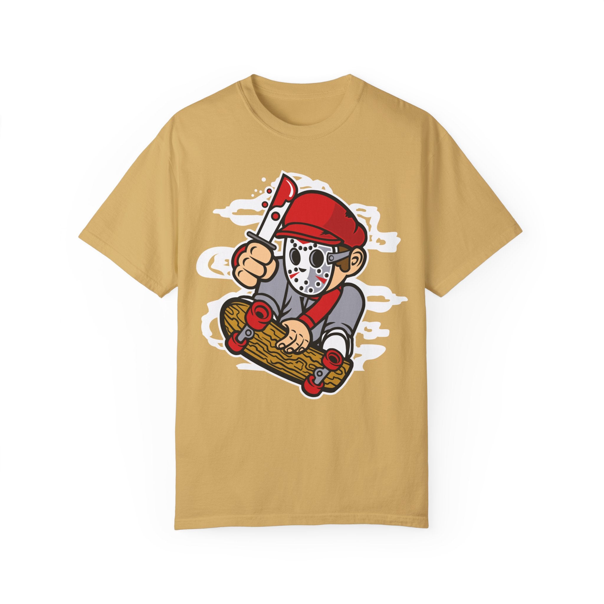 BraggerSwine Unisex Garment-Dyed T-Shirt - Serial Killer Skater