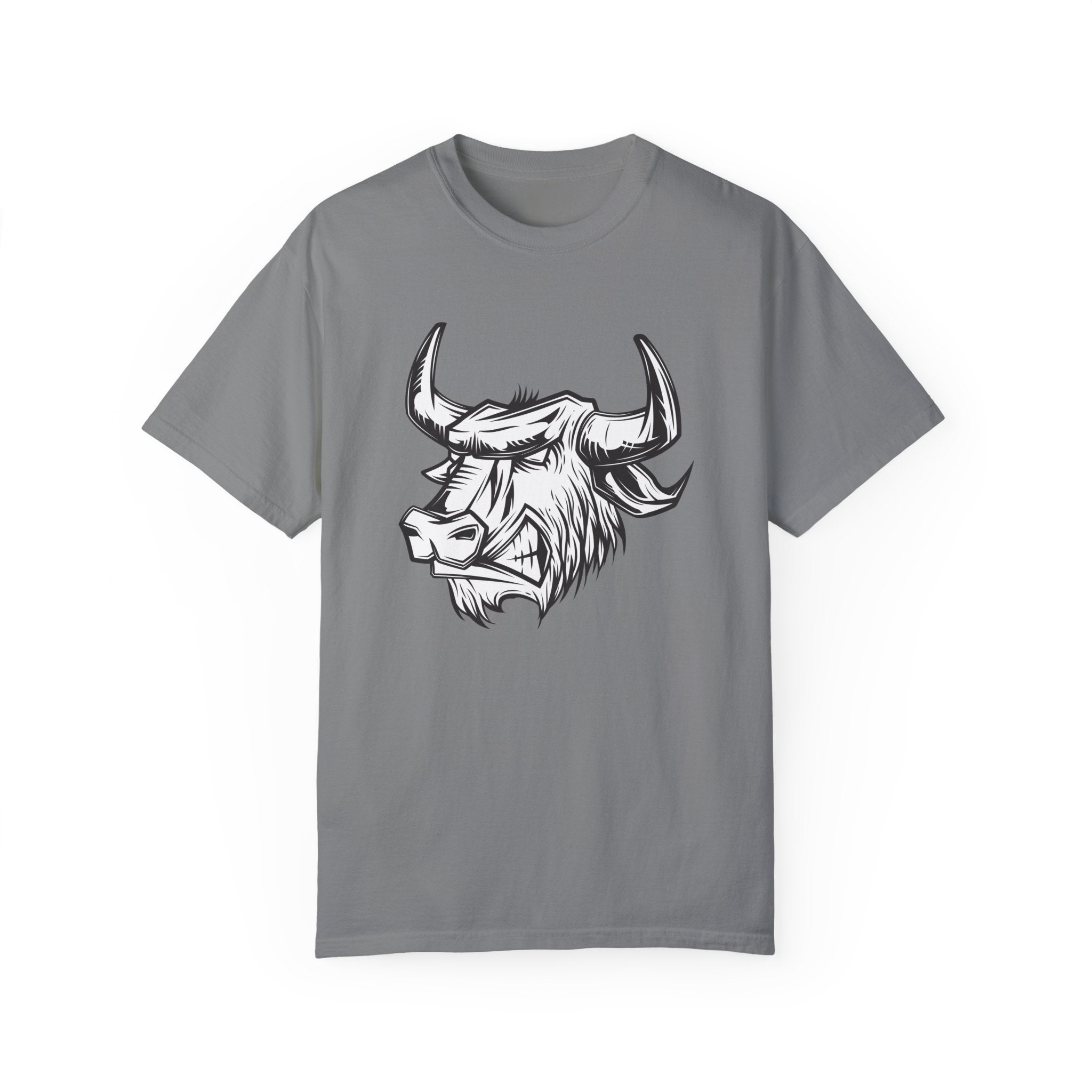 BraggerSwine Unisex Garment-Dyed T-Shirt - Bull