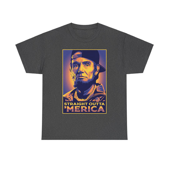 Straight Out Of MERICA Unisex Heavy Cotton Tee