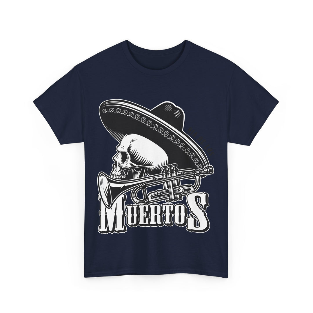 Dia De Muertos Mariachi Unisex Heavy Cotton Tee