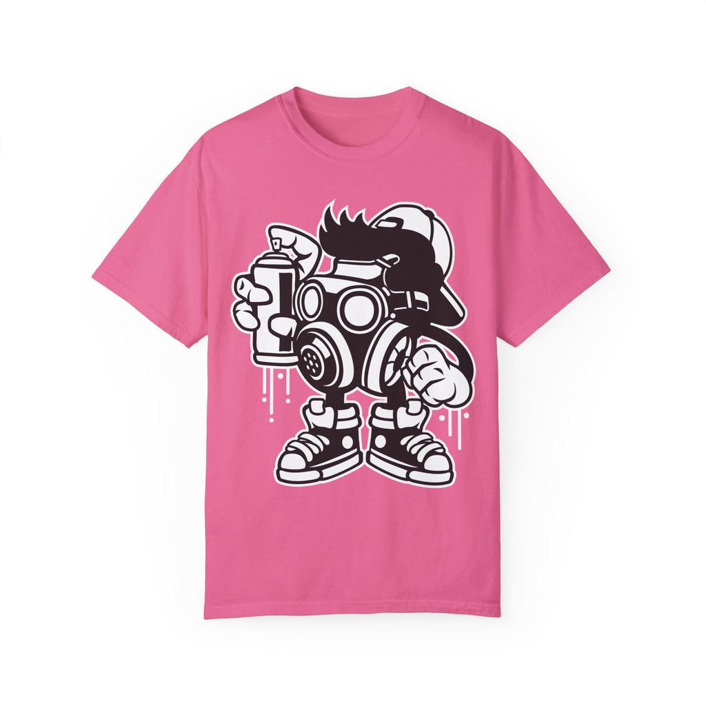 BraggerSwine Unisex Garment-Dyed T-Shirt - Graffiti Bomber