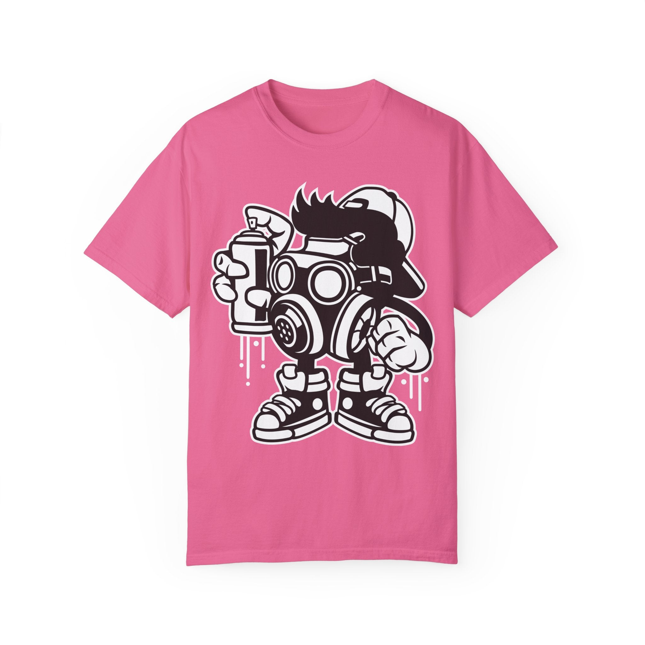 BraggerSwine Unisex Garment-Dyed T-Shirt - Graffiti Bomber