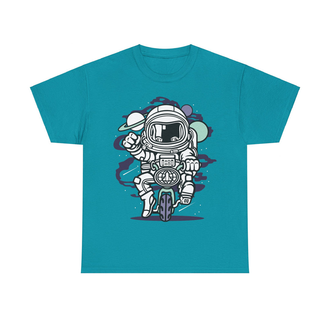 Space Bike Unisex Heavy Cotton Tee