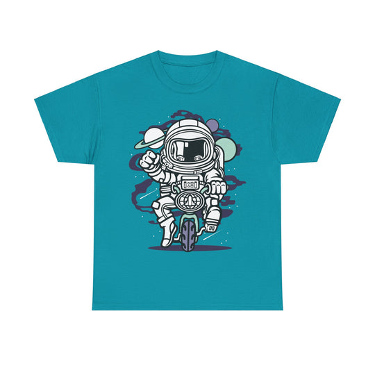 Space Bike Unisex Heavy Cotton Tee