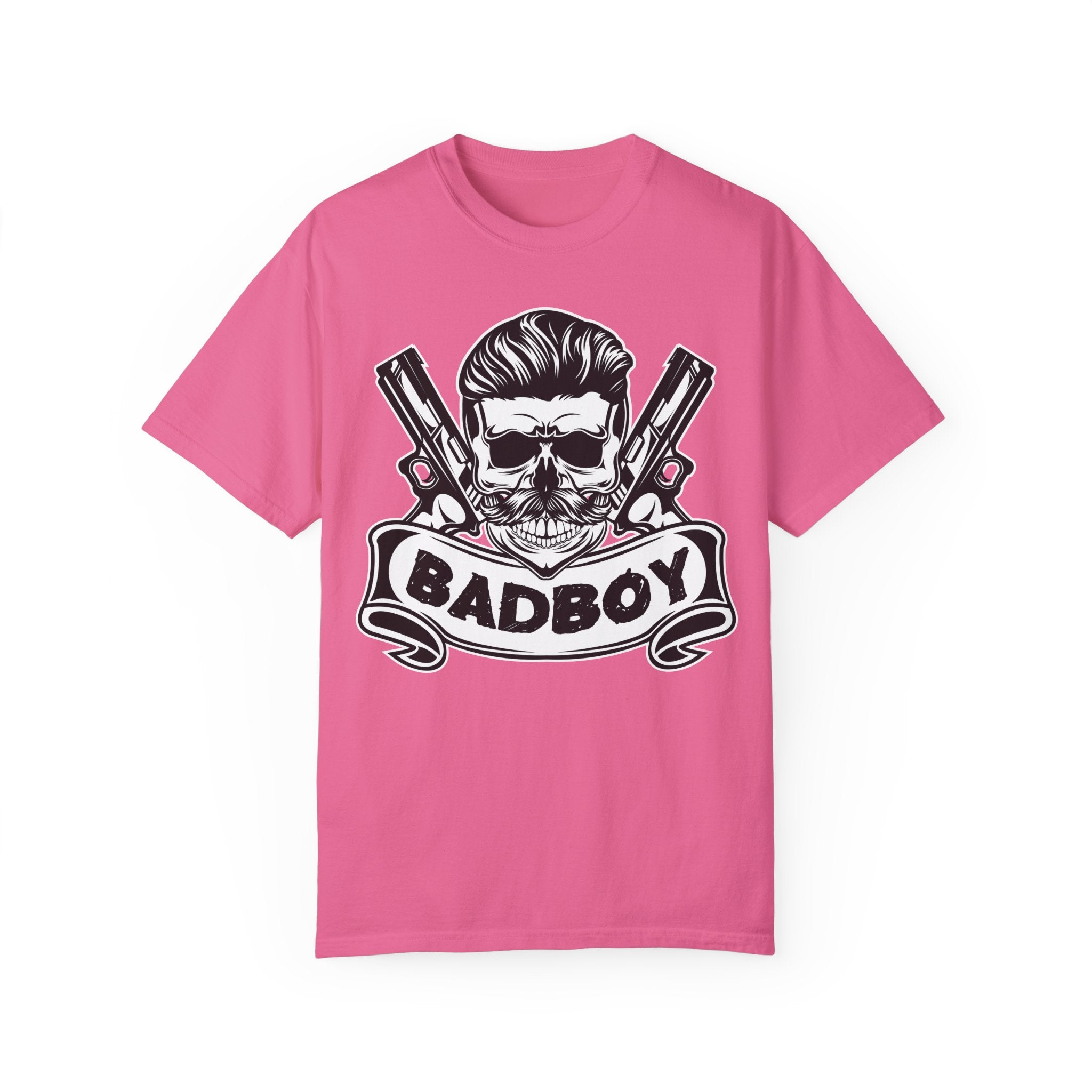 BraggerSwine Unisex Garment-Dyed T-Shirt - Bad Boy Skull