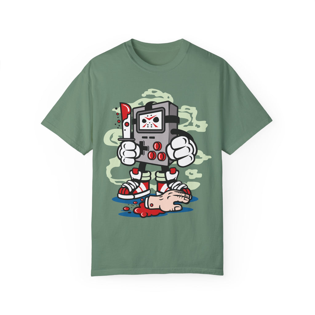 BraggerSwine Unisex Garment-Dyed T-Shirt - Gamer Serial Killer