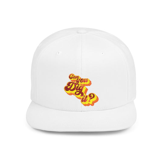 Can You Dig It? Snapback Hat — Vintage Flat Bill Cap