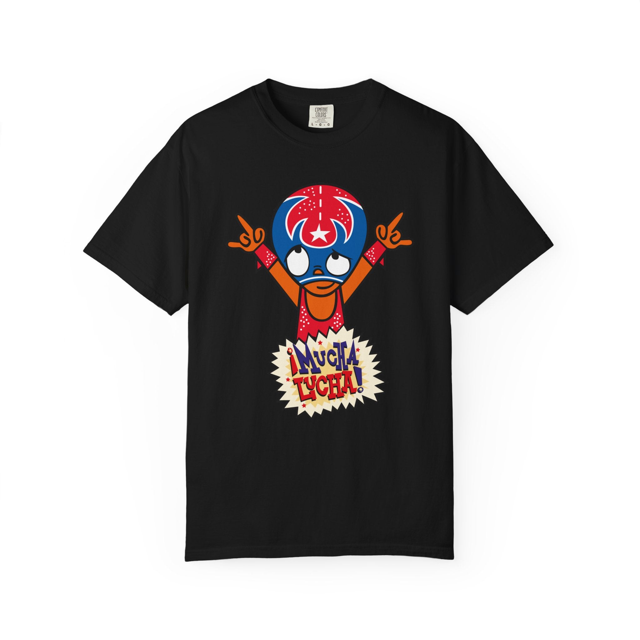 Lucha Libre Masked Wrestler Graphic T-Shirt – Retro Mexican Wrestling Tee