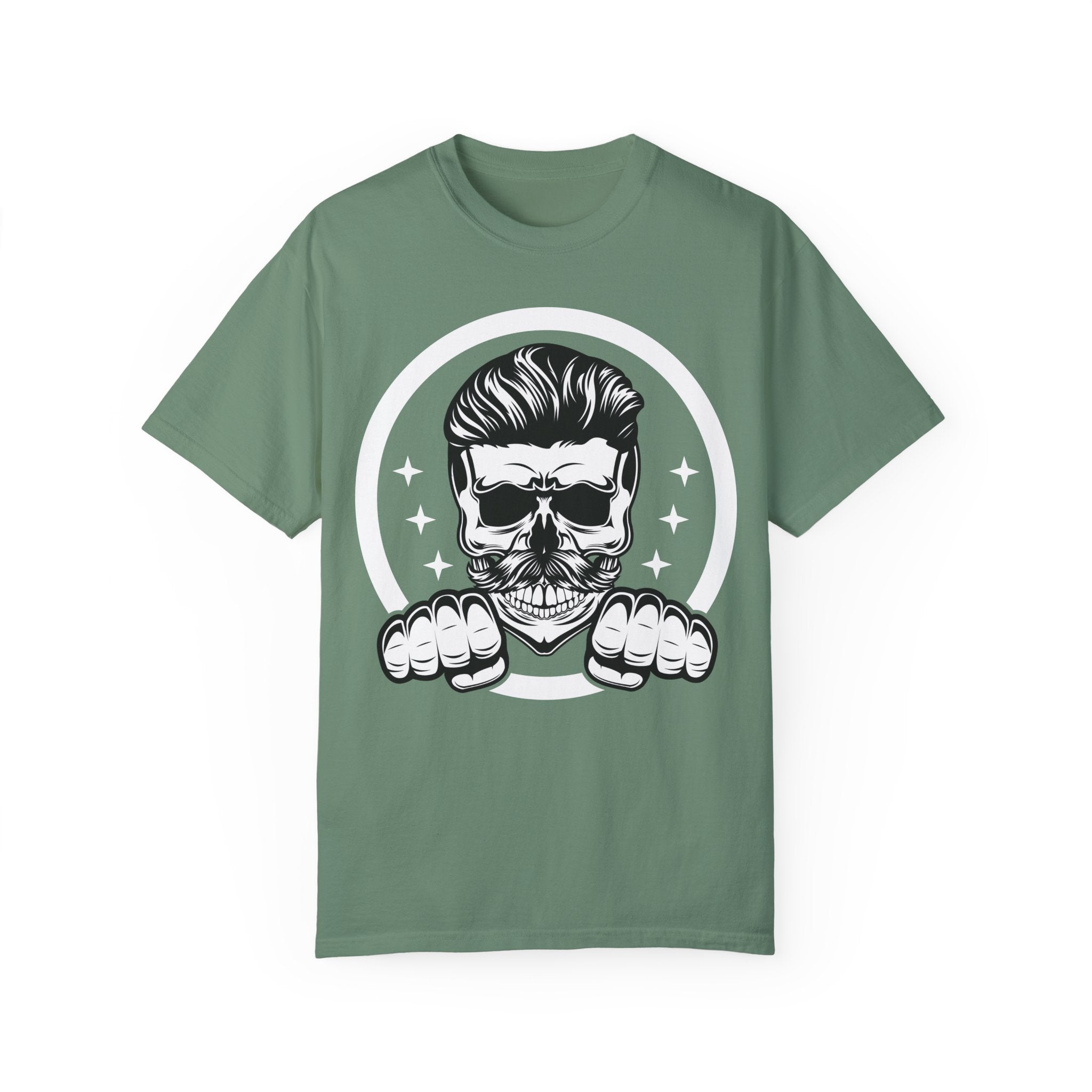 BraggerSwine Unisex Garment-Dyed T-Shirt - Skull & Knuckles